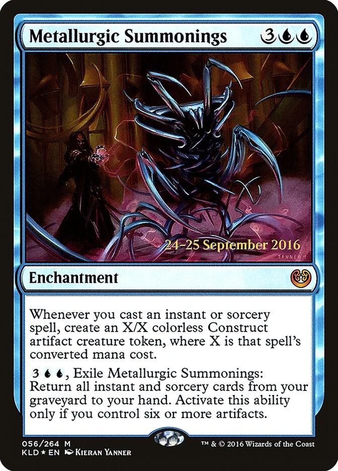 Metallurgic Summonings 56 card from Prerelease Cards