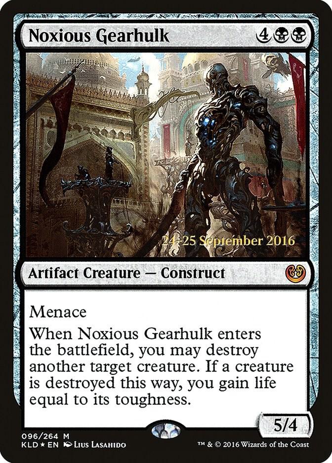 Noxious Gearhulk 96 card from Prerelease Cards