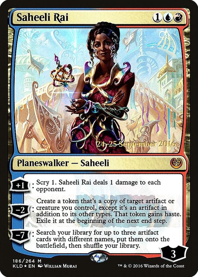 Saheeli Rai 186 card from Prerelease Cards