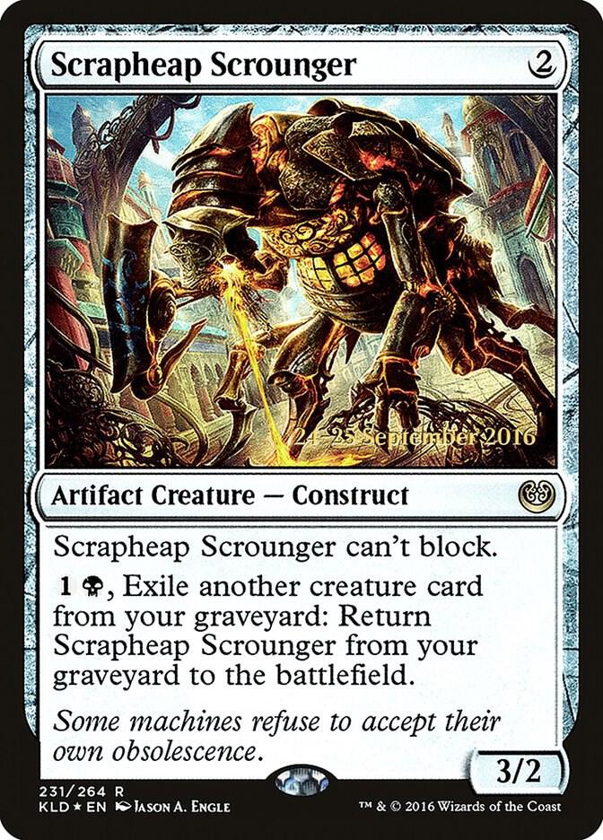 Scrapheap Scrounger 231 card from Prerelease Cards