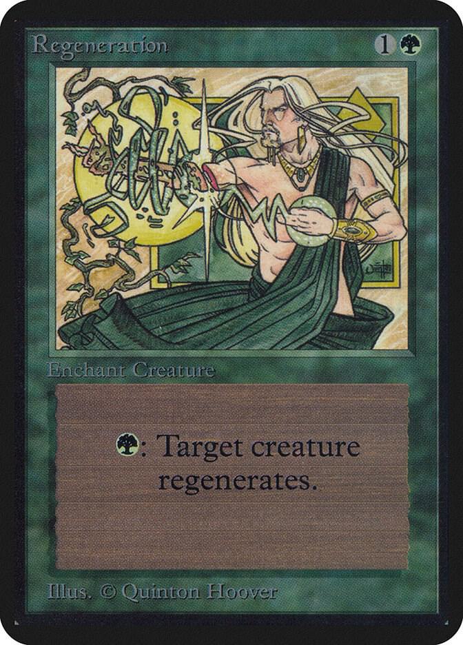 Regeneration card from Alpha Edition