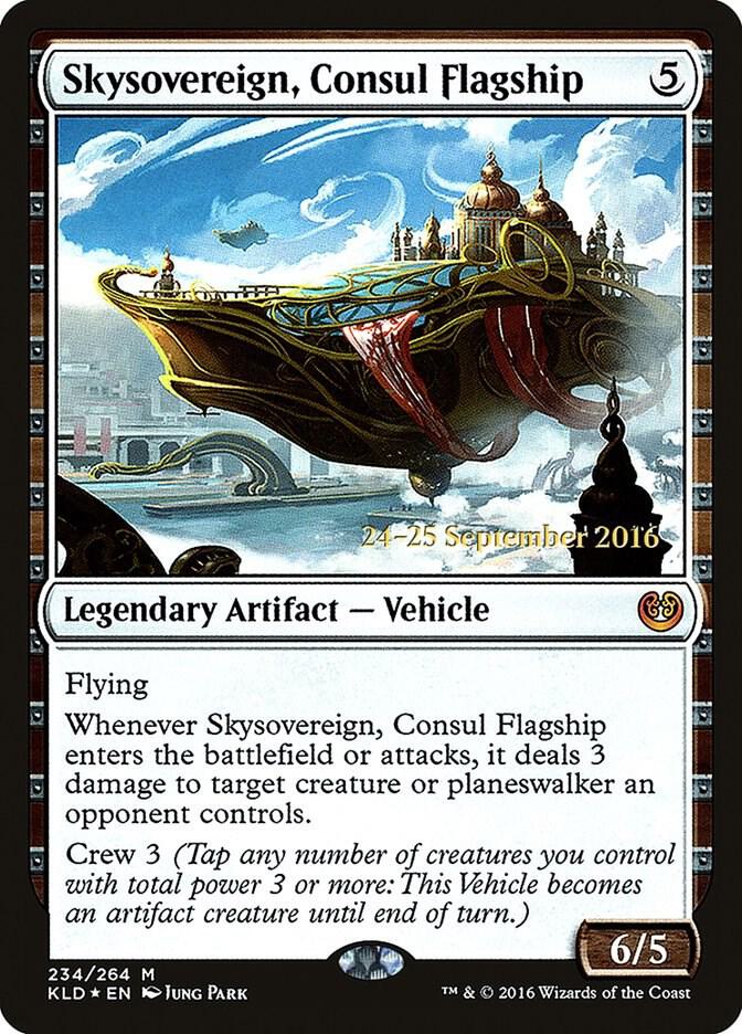 Skysovereign, Consul Flagship 234 card from Prerelease Cards