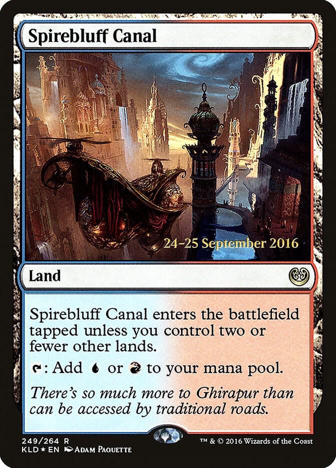 Spirebluff Canal (KLD) 249 card from Prerelease Cards