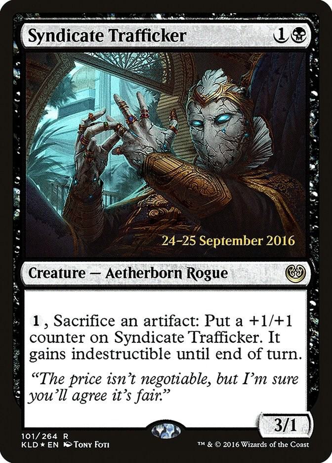 Syndicate Trafficker 101 card from Prerelease Cards