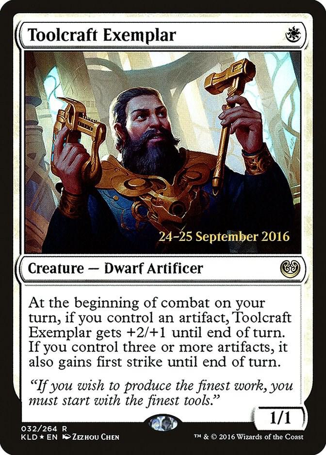 Toolcraft Exemplar 32 card from Prerelease Cards