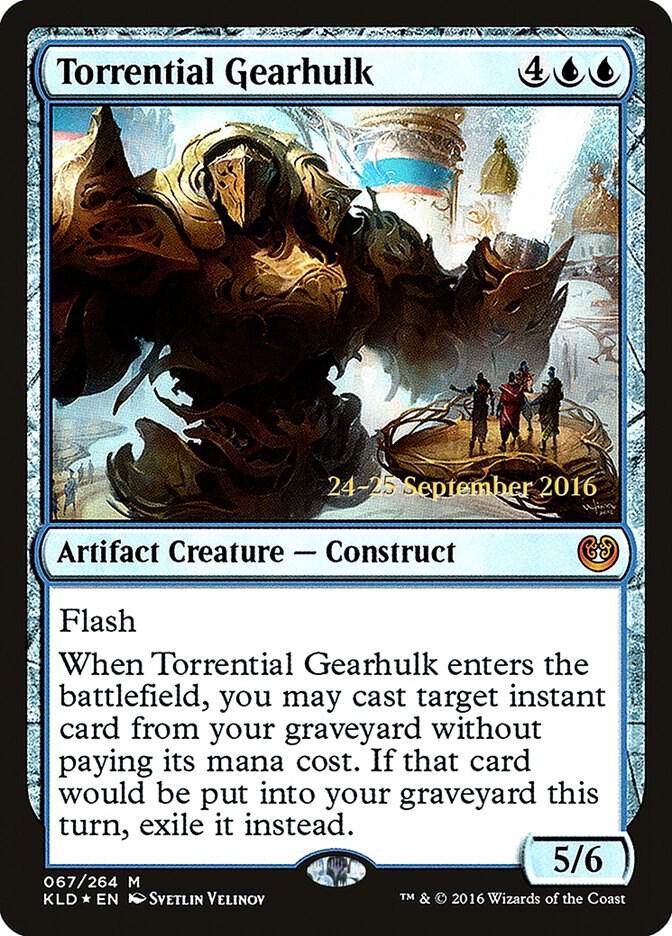 Torrential Gearhulk 67 card from Prerelease Cards