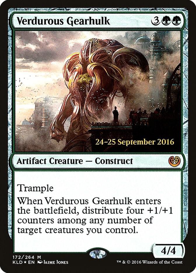 Verdurous Gearhulk 172 card from Prerelease Cards