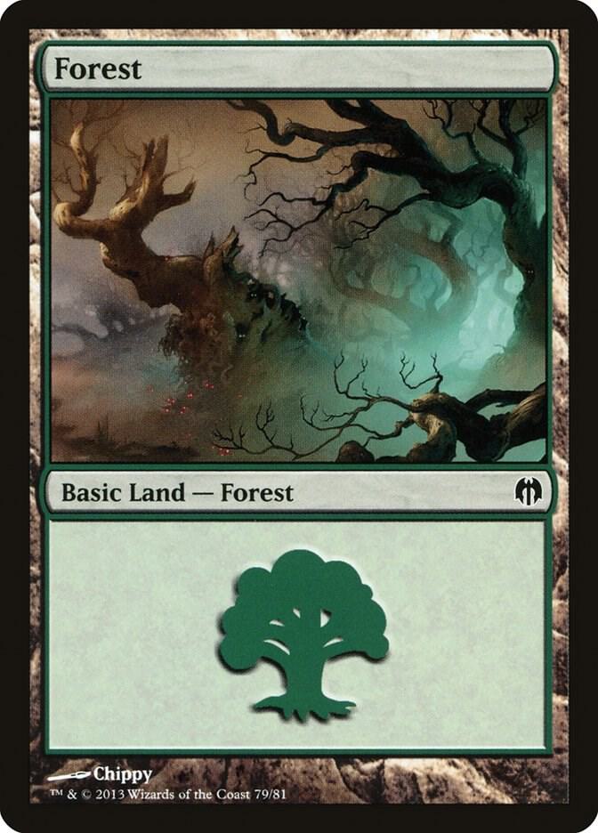 Forest 79 card from Duel Decks: Heroes vs. Monsters