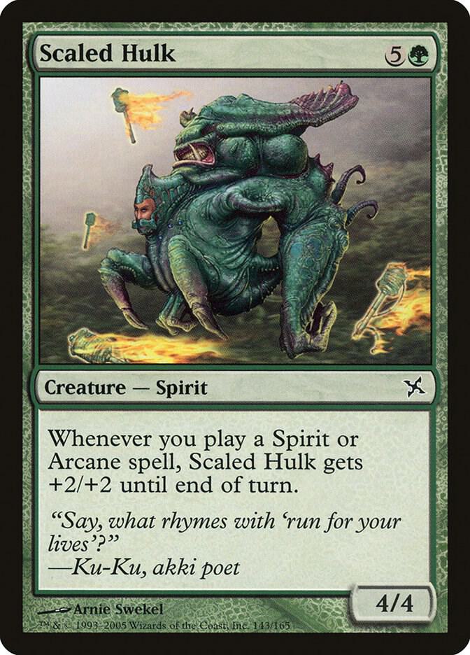 Scaled Hulk 143 card from Betrayers of Kamigawa