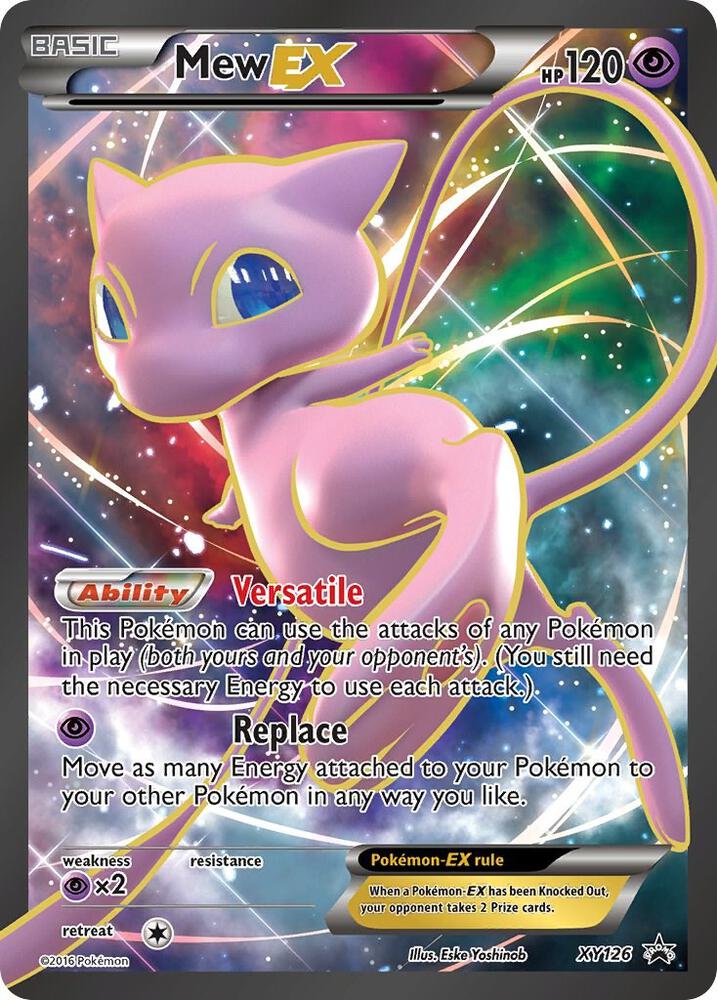 Mew EX XY126 card from XY Promos