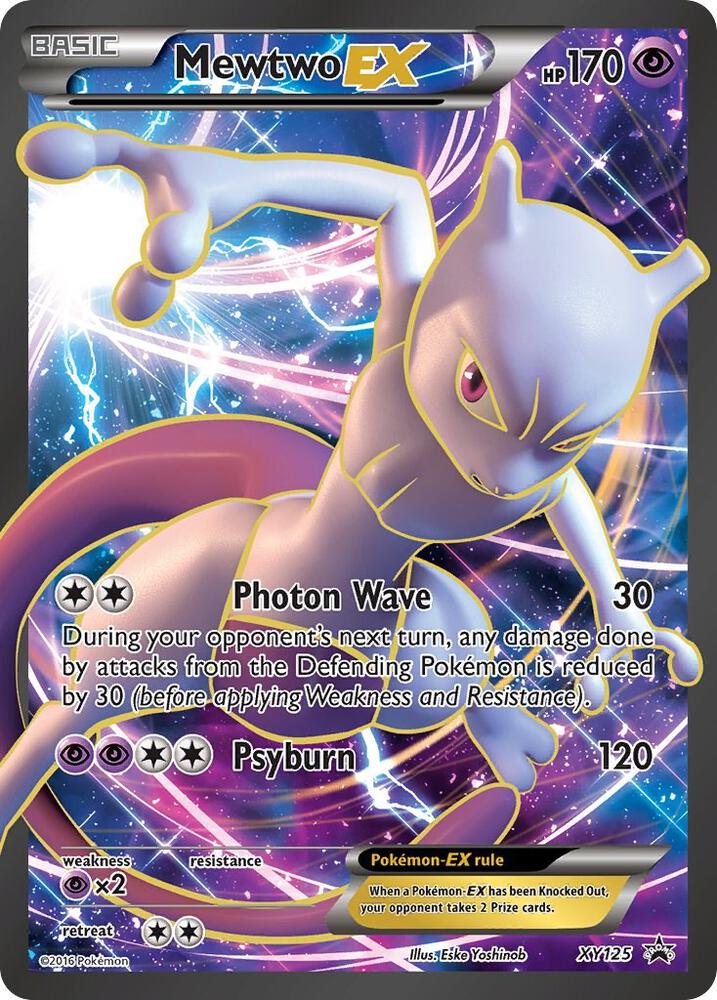 Mewtwo EX XY125 card from XY Promos