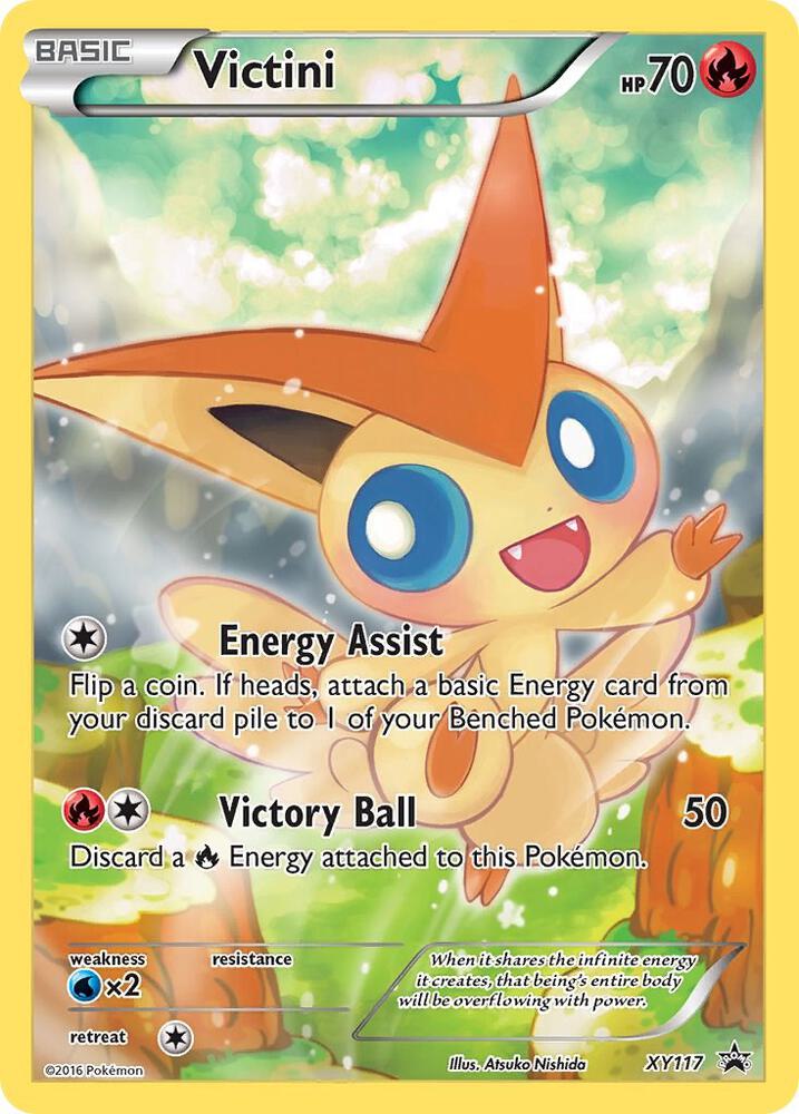 Victini XY117 card from XY Promos