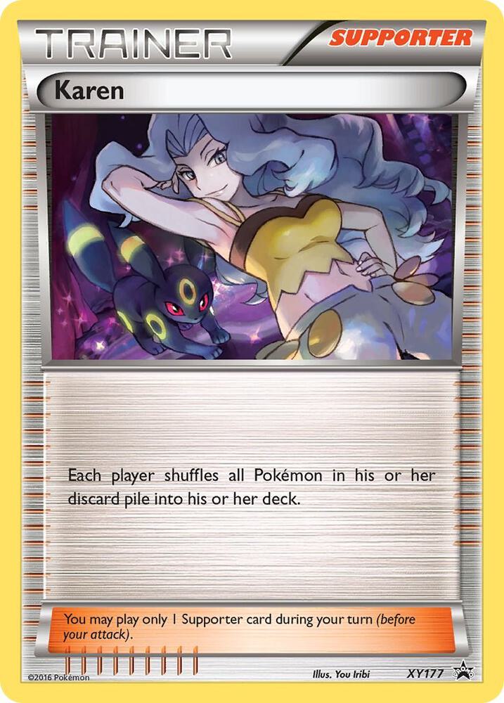 Karen XY177 card from XY Promos