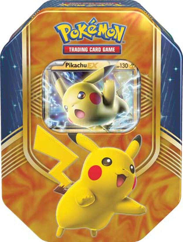 Battle Heart Tin [Pikachu EX] card from XY - Steam Siege