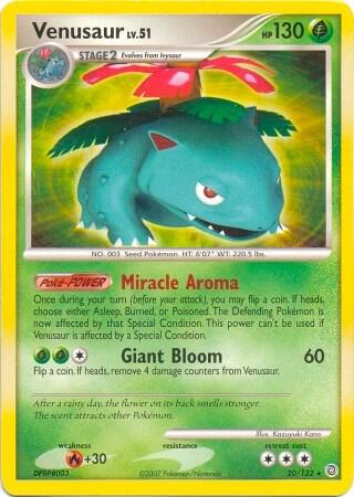 Venusaur (Secret Wonders) 020/132 card from Deck Exclusives