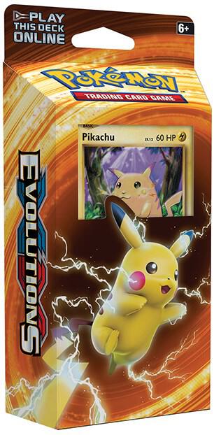 Evolutions Theme Deck - "Pikachu Power" [Pikachu] card from XY - Evolutions