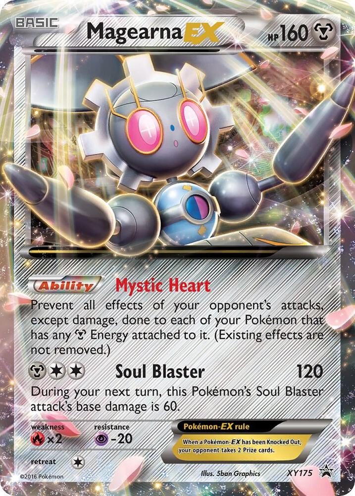Magearna EX XY175 card from XY Promos