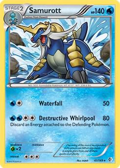 Samurott - 41/149 (BW Boundaries Crossed) 041/149 card from Deck Exclusives