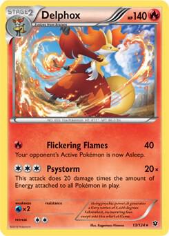 Delphox - 13/124 (XY Fates Collide) 013/124 card from Deck Exclusives