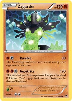 Zygarde - 53/124 (XY Fates Collide) 053/124 card from Deck Exclusives