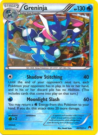 Greninja - 40/122 (XY BREAKpoint) 040/122 card from Deck Exclusives