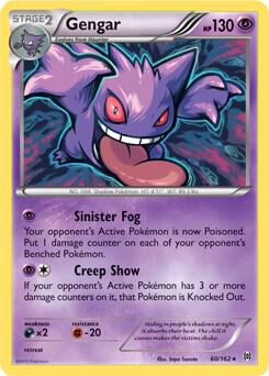 Gengar - 60/162 (XY BREAKthrough) 060/162 card from Deck Exclusives
