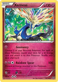 Xerneas - 96/146 (Cracked Ice Holo) 096/146 card from Deck Exclusives