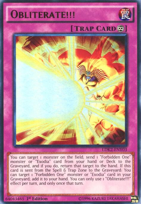 Obliterate!!! LDK2-ENY03 card from Legendary Decks II