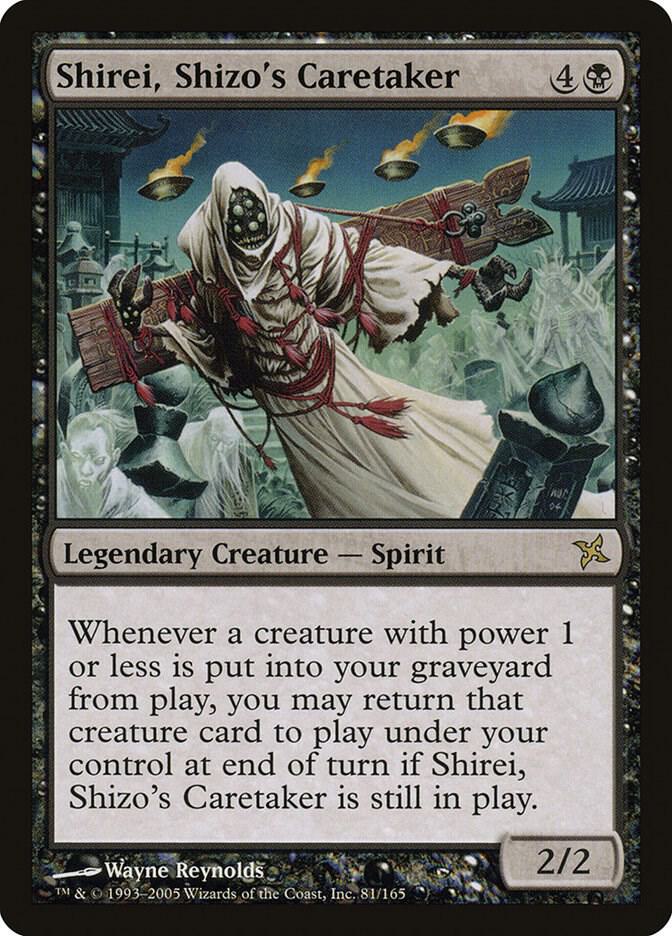 Shirei, Shizo's Caretaker 81 card from Betrayers of Kamigawa
