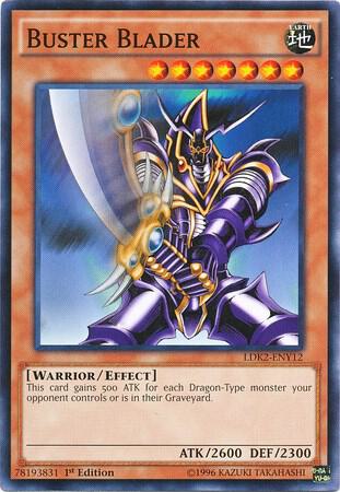 Buster Blader LDK2-ENY12 card from Legendary Decks II