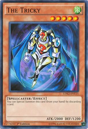 The Tricky LDK2-ENY15 card from Legendary Decks II