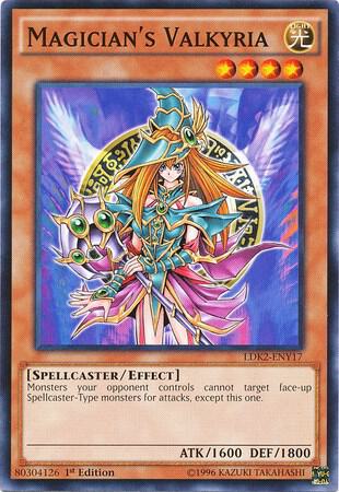 Magician's Valkyria LDK2-ENY17 card from Legendary Decks II