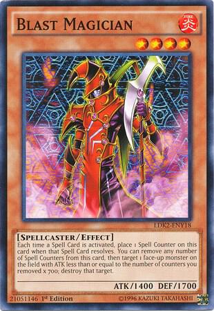 Blast Magician LDK2-ENY18 card from Legendary Decks II