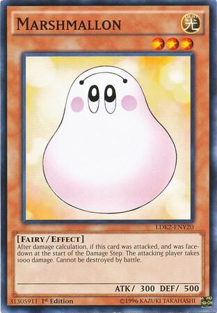 Marshmallon LDK2-ENY20 card from Legendary Decks II