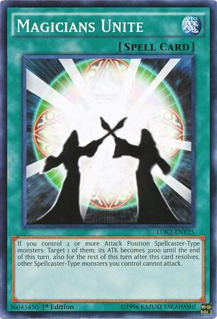 Magicians Unite LDK2-ENY25 card from Legendary Decks II