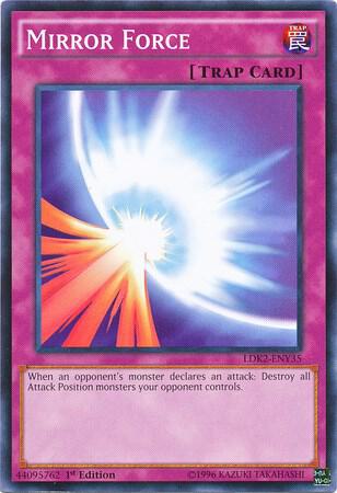 Mirror Force LDK2-ENY35 card from Legendary Decks II