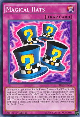 Magical Hats LDK2-ENY36 card from Legendary Decks II