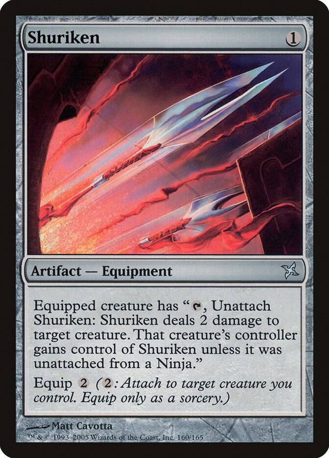 Shuriken 160 card from Betrayers of Kamigawa