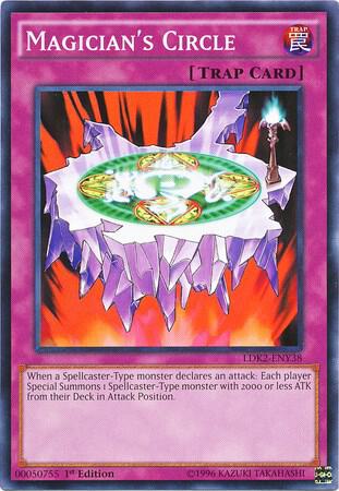 Magician's Circle LDK2-ENY38 card from Legendary Decks II