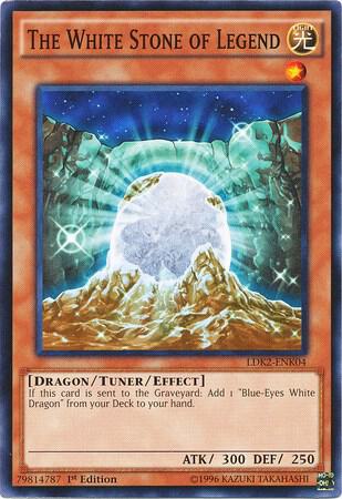 The White Stone of Legend LDK2-ENK04 card from Legendary Decks II