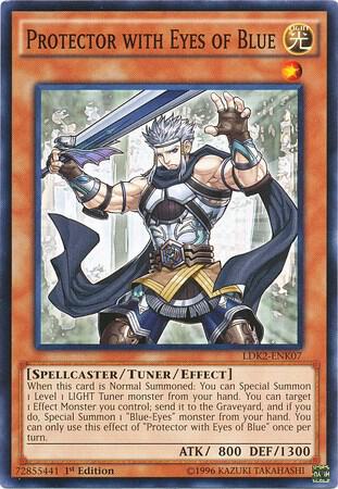 Protector with Eyes of Blue LDK2-ENK07 card from Legendary Decks II