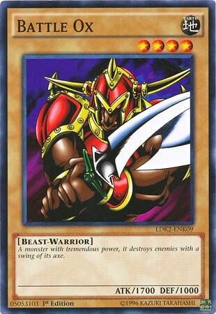 Battle Ox LDK2-ENK09 card from Legendary Decks II