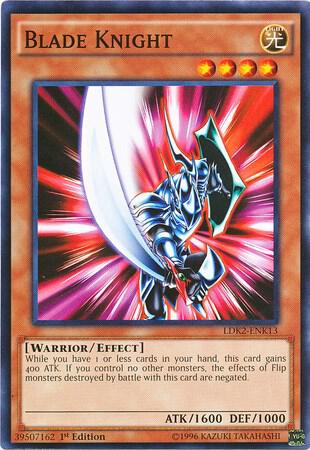 Blade Knight LDK2-ENK13 card from Legendary Decks II