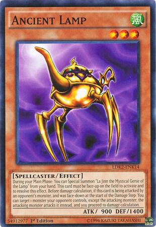 Ancient Lamp LDK2-ENK14 card from Legendary Decks II