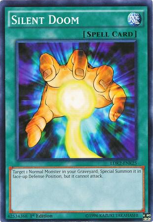 Silent Doom LDK2-ENK25 card from Legendary Decks II