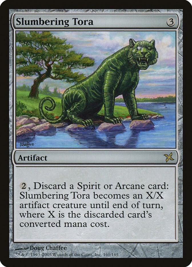 Slumbering Tora 161 card from Betrayers of Kamigawa
