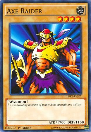 Axe Raider LDK2-ENJ07 card from Legendary Decks II