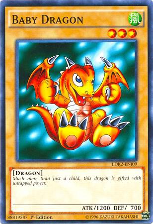 Baby Dragon LDK2-ENJ09 card from Legendary Decks II