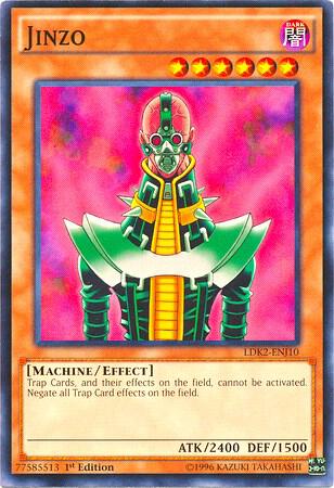 Jinzo LDK2-ENJ10 card from Legendary Decks II