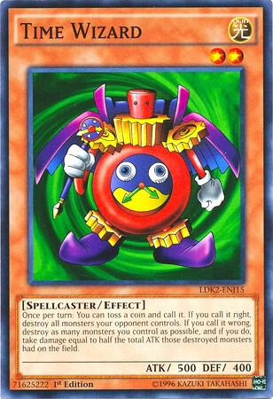 Time Wizard LDK2-ENJ15 card from Legendary Decks II